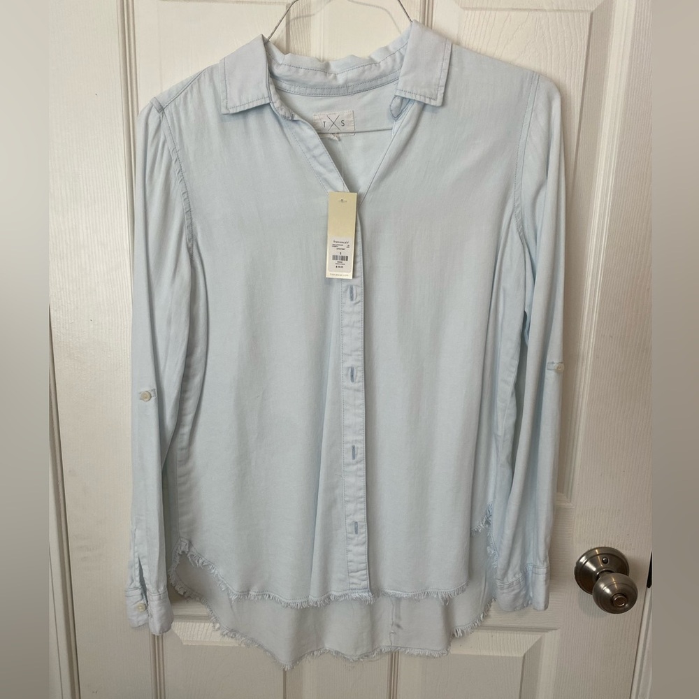 Light Blue Button-Up Shirt